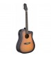 Eastcoast SA30DCE Electro Acoustic in Sunburst