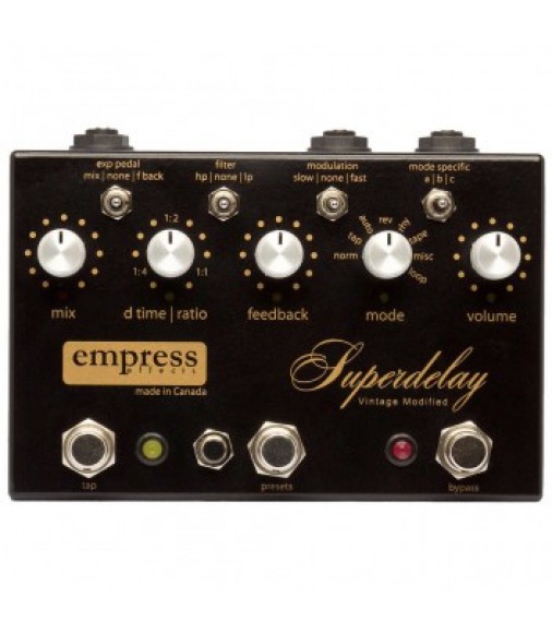 Empress Vintage Modified Super Delay Guitar Effects Pedal Pre Loved