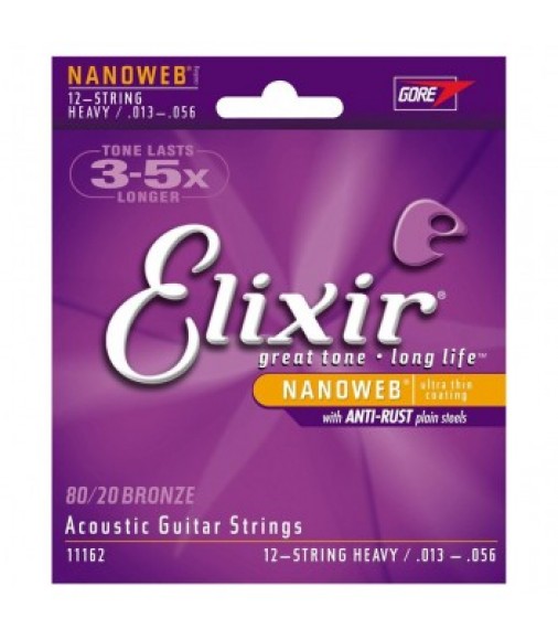 Elixir Nano 12 String Acoustic Heavy SET 13-56