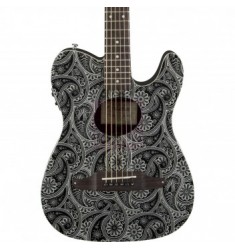 Fender Black Paisley Telecoustic Limited Edition