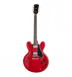 Cibson ES-335 Custom Dot Plain Electric Guitar - Cherry