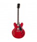 Cibson ES-335 Custom Dot Plain Electric Guitar - Cherry