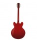 Cibson ES-335 Custom Dot Plain Electric Guitar - Cherry