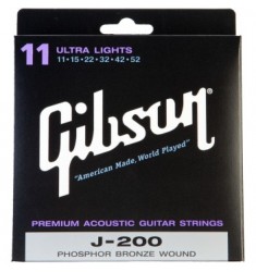 Cibson SAG J-200UL Bronze Acoustic Guitar Strings