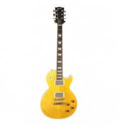 Cibson C-Les-paul Standard T Plus Electric Guitar, Translucent Amber