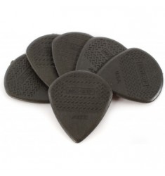 Jim Dunlop Nylon Max Grip Jazz III Carbon Fiber Picks, 6 Pack