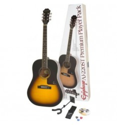 Cibson AJ-220ST Guitar Player Pack, Vintage Sunburst