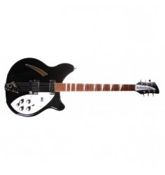 Rickenbacker 360 Deluxe Thinline Electric Guitar in Jetglo (Black)