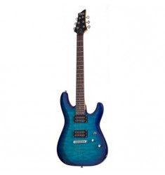 Schecter C-6 Plus Ocean Blue Burst