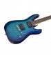 Schecter C-6 Plus Ocean Blue Burst