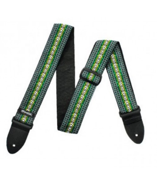 Dunlop JD-D67 Jaquard Strap (Matrix Green)