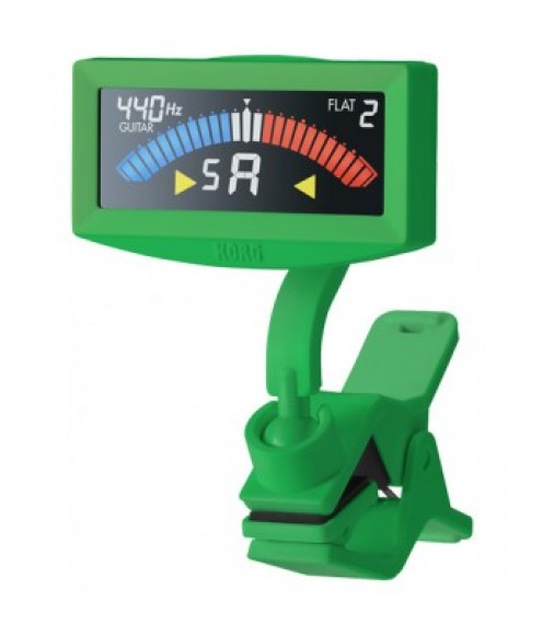 Korg Pitchcrow-G Clip-On Tuner, Green
