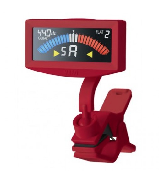 Korg Pitchcrow-G Clip-On Tuner, Red