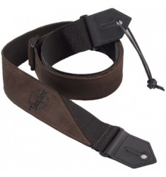 Taylor Suede/Poly Guitar Strap, Brown