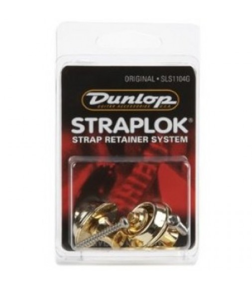 Jim Dunlop original Strap Locks Gold