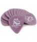 Dunlop 417P.71 Gator Grip .71mm Purple Guitar Picks (12 Pack)