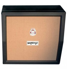 Orange PPC412AD Angled Speaker Cabinet Black
