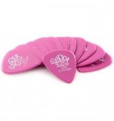 Dunlop 41P1.14 Delrin 500 Magenta Guitar Picks 1.14mm (12-Pack)