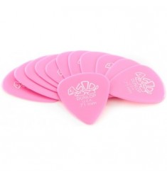 Dunlop 41P71 Delrin Pink Heavy Picks 0.7mm (12 Pack)