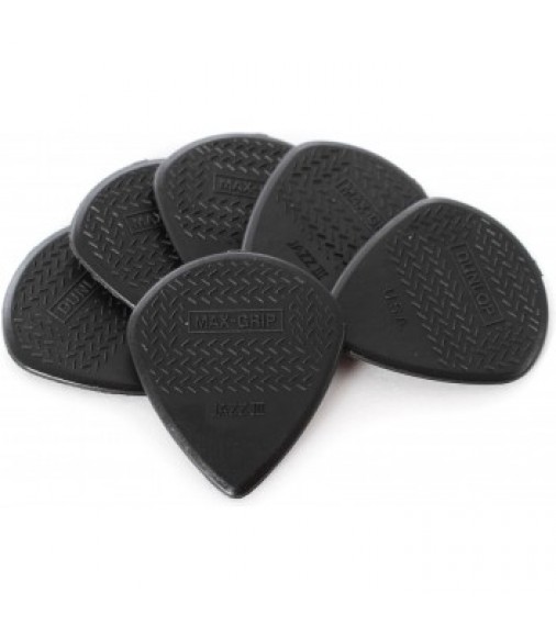 Dunlop 471P3S Nylon Max-Grip &quot;Stiffo&quot; Guitar Picks (6-Pack)