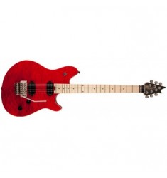 EVH Wolfgang Standard Electric Guitar Quilted Trans Red