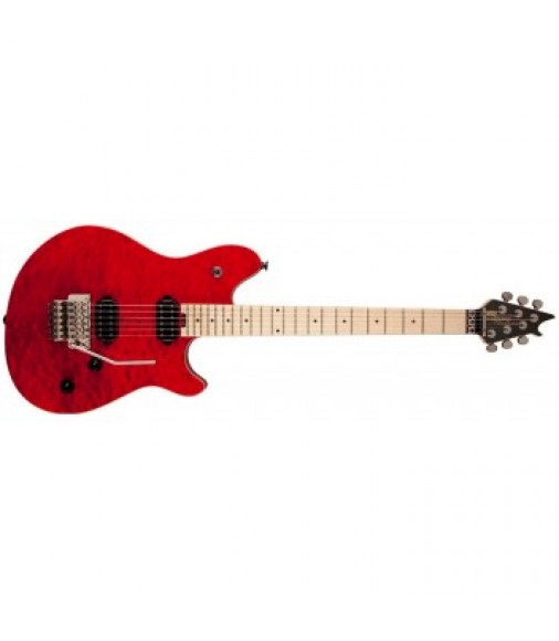 EVH Wolfgang Standard Electric Guitar Quilted Trans Red