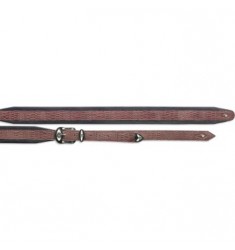 Stagg Carved Leather 2&quot; Cocodile Skin Brown / Black