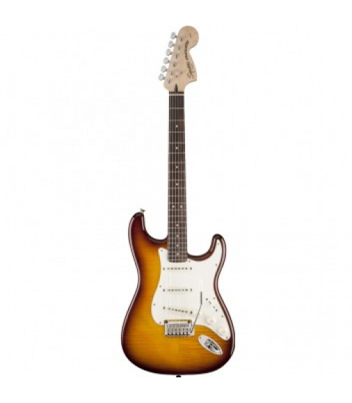 Squier Standard Strat FMT Electric Guitar Amber Sunburst