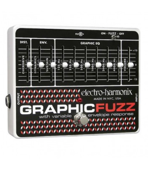 Electro Harmonix Graphic Fuzz Guitar Effects Pedal