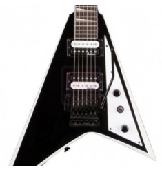 Jackson JS32 Rhoads Electric Guitar in Black with White Bevels