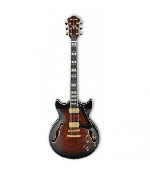 Ibanez 2015 AM153 Hollow Body in Dark Brown Sunburst