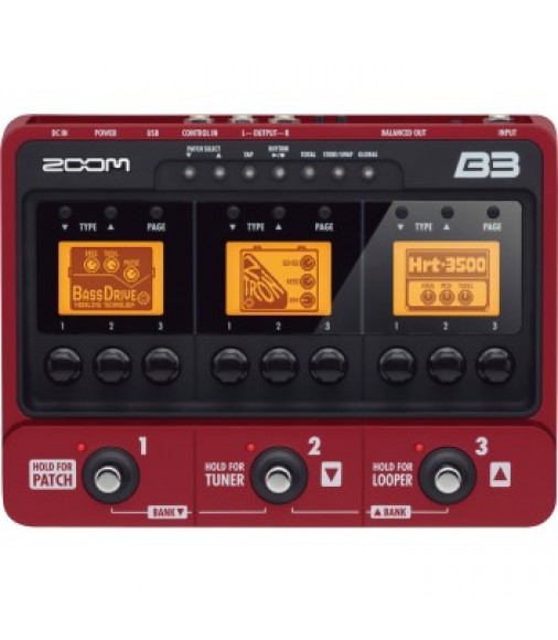 Zoom B3 Bass Guitar Effects Pedal