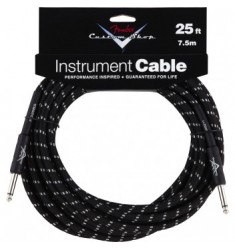 Fender Custom Shop 7.5m Instrument Cable Black Tweed