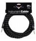 Fender Custom Shop 7.5m Instrument Cable Black Tweed