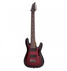 Schecter Damien Elite-8 Crimson Red Burst