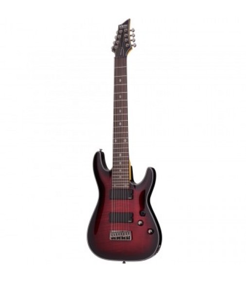 Schecter Damien Elite-8 Crimson Red Burst