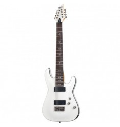 Schecter Demon 8 String Guitar in Vintage White