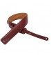 Levy's DM1 Burgundy Leather Guitar Strap.