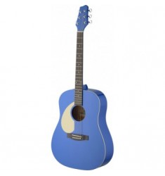 Eastcoast SA30D Left Handed Acoustic Guitar in Blue
