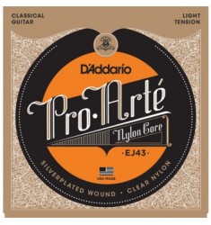 D'Addario EJ43 Pro-Arte Nylon Classical Guitar Strings, Light Tension