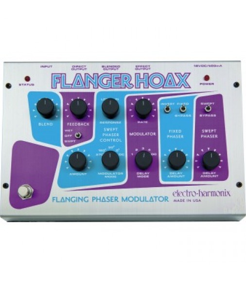 Electro Harmonix Flanger Hoax Modulator Guitar Effects Pedal