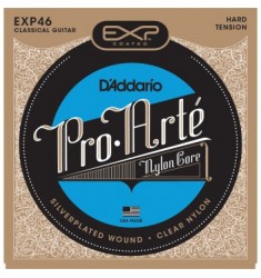 D'Addario EXP46 Coated Classical Guitar Strings, Hard Tension