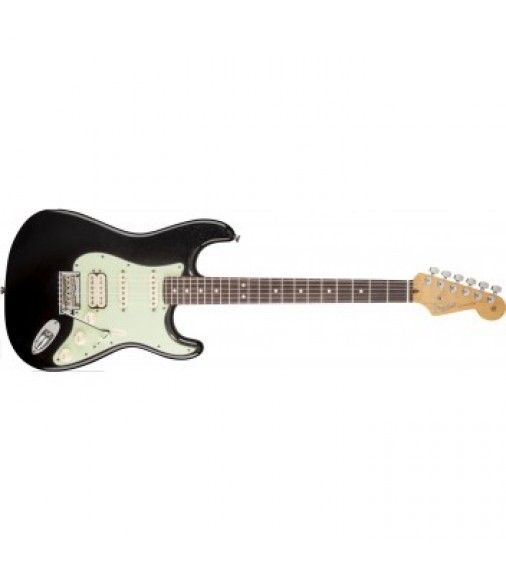 Fender American Deluxe Stratr Plus HSS Electric Guitar Mystic Black