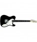 Squier Vintage Modified Telecaster Thinline Electric Guitar in Black