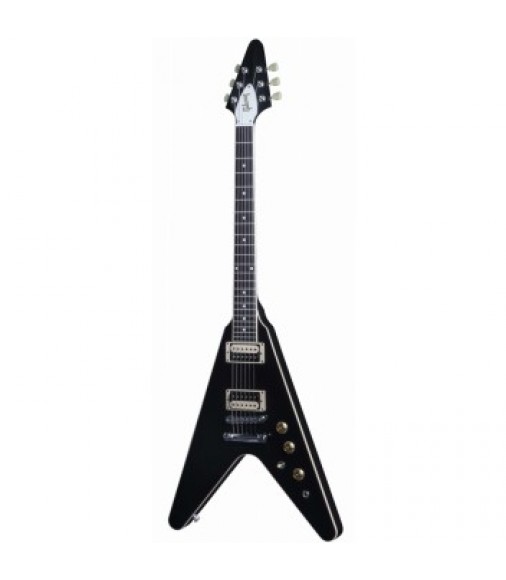 Cibson 2016 Flying V Electric Guitar, Ebony