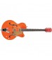 Gretsch G6120SSU Brian Setzer Electric Guitar in Orange Tiger Flame