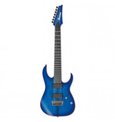 Ibanez RGIT27FE Iron Label 7 String Guitar in Sapphire Blue