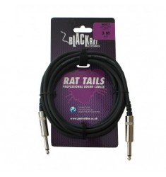 Black Rat NGC3 3m Mono Jack to Mono Jack Instrument Cable