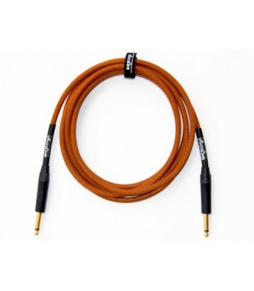 Orange 3m Straight Instrument Cable