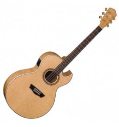 Washburn EA40SCE Electro Acoustic Guitar Natural